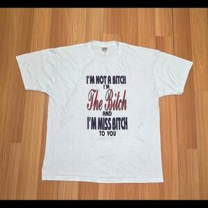 Vintage FOTL 1994 The B**ch T Shirt size XL